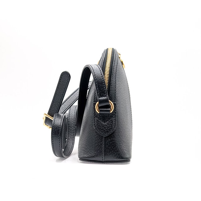 Handbag Gucci Dome Small Ophidia Calfskin Sherry Black 125125040