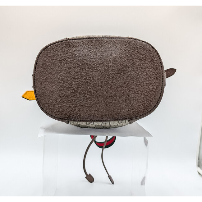 Handbag Gucci Neo Vintage GG Beige Canvas Drawstring 125125044