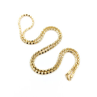 Necklace Ball Lobster Clasp 14ky 3mm 23" 9.83g 125102020