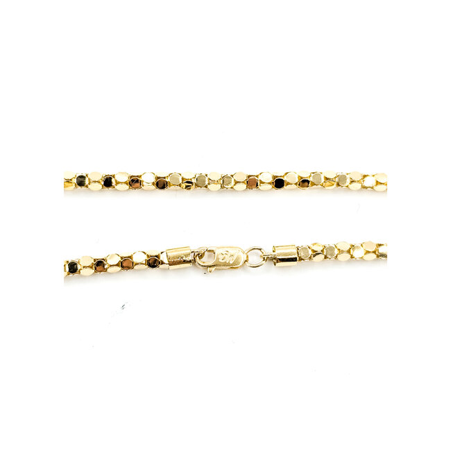 Necklace Ball Lobster Clasp 14ky 3mm 23" 9.83g 125102020