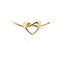 Necklace Heart 14ky 1.5x.6" 19" 3.3g 125102013