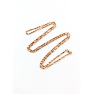 Necklace Rope Lobster 14kr 1.7mm 18" 4.3g 125112012