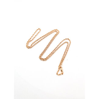 Necklace Rope Lobster 14kr 1.7mm 18" 4.2g 125112014