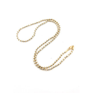 Necklace Ball & Tube Lobster 14ktt 2.6mm 18" 11.6g 125112013