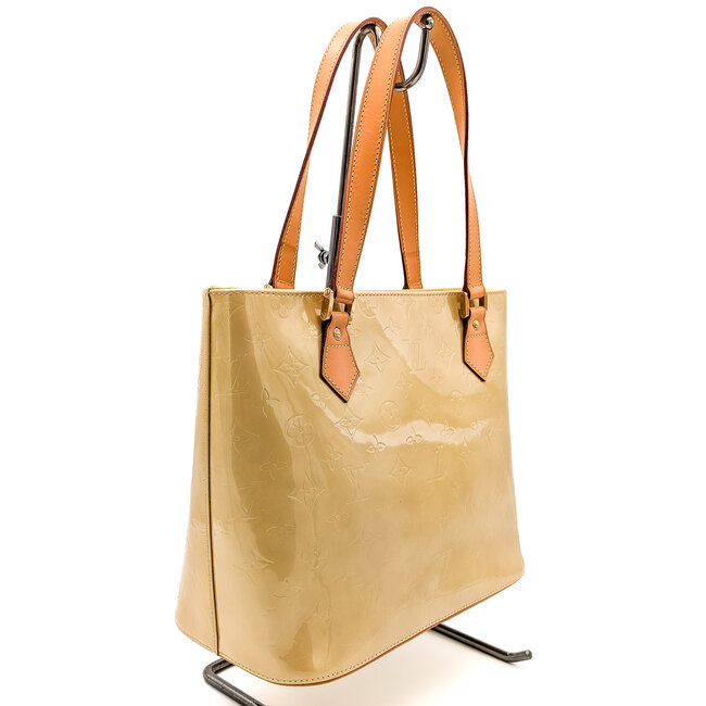 Handbag Louis Vuitton Houston Vernis Noisette 125125021