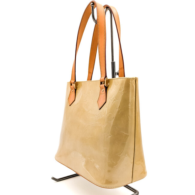 Handbag Louis Vuitton Houston Vernis Noisette 125125021