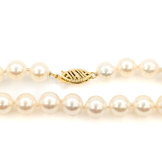 Necklace Strand 7.2-7.5mm White Akoya Pearl 14ky 7.5mm 24" 40.21 225120017