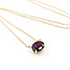Necklace 2.54ct Garnet 14ky 18" 9.5x7.5mm 125100078