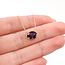 Necklace 2.54ct Garnet 14ky 18" 9.5x7.5mm 125100078