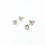 Earrings Stud .60ctw Round Diamonds 14kw 5.2mm .97g 225120015