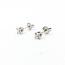 Earrings Stud .60ctw Round Diamonds 14kw 5.2mm .97g 225120015