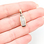 Pendant Invisible Set 0.5ctw Princess Diamonds 14ktt 23.4mm x 7.25mm 2.8g 225110037