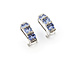 Earrings Alternating 0.16ctw Round Diamonds 2.24ctw Tanzanite 14kw 20mm x 6mm 3.9g 225110048