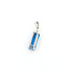 Pendant Simple 0.06ctw Round Diamonds 3.36ct Blue Topaz 14kw 25mm x 6mm 2.3g 225110039