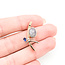 Pendant Asymmetrical 2.62ct Star Sapphire 14ktt 27.65mm x 13.4mm 3.3g 225110044