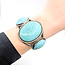 Bracelet Cuff 3-Stone Turquoise 925 1.75" 6.5" 52.32g 225120022
