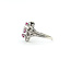 Ring Starburst .30ct Round Diamond .20ctw Ruby 14kw 16mm Sz4.5 5.25g 225110146
