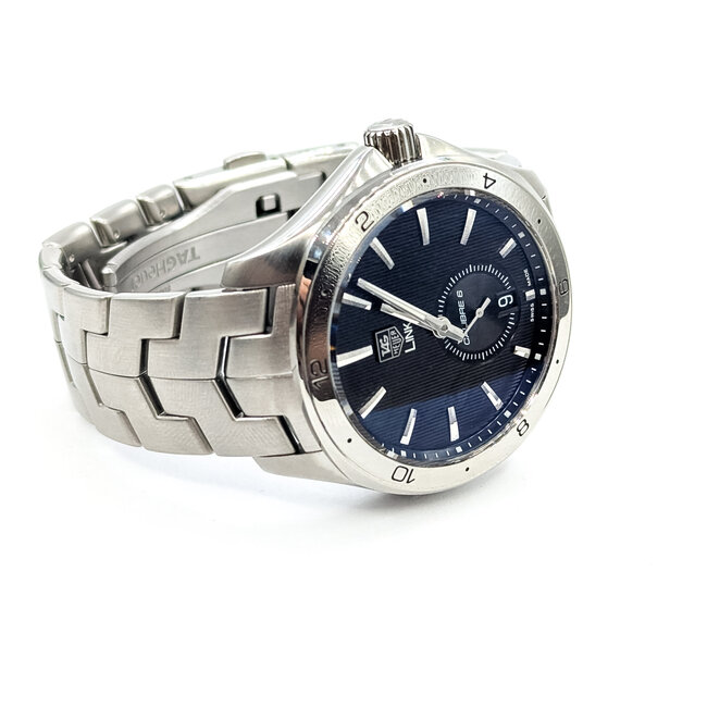 Watch Tag Heuer Link WAT2110 Display Back 40mm Stainless Steel 7.25" Watch Only 125126011