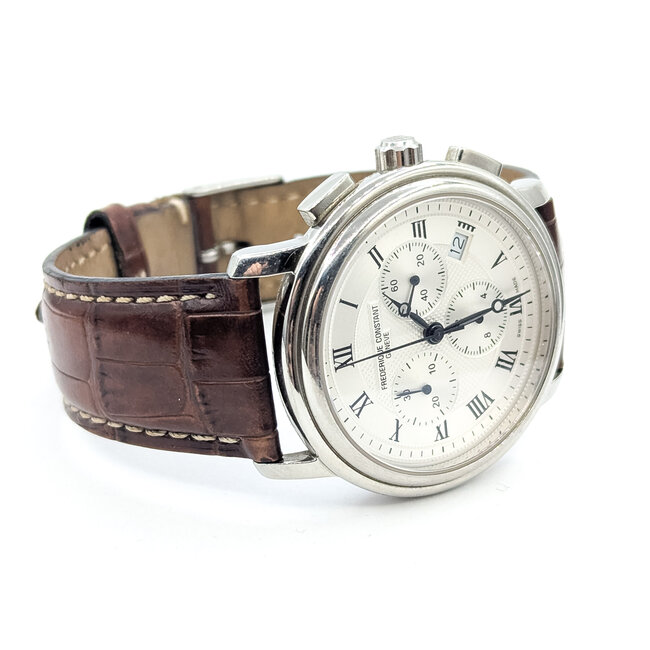 Watch Frederique Constant Depose 35mm Stainless Steel 8" Box & Card 125126017