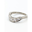 Ring Contour Milgrain .50ctw Round Diamonds Plat 4mm Sz4 4g 125120085