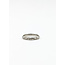 Ring Coco Chanel Crush Matelasse .03ctw Round Diamonds 950pt 2.6mm Sz5 3.09g 125120004