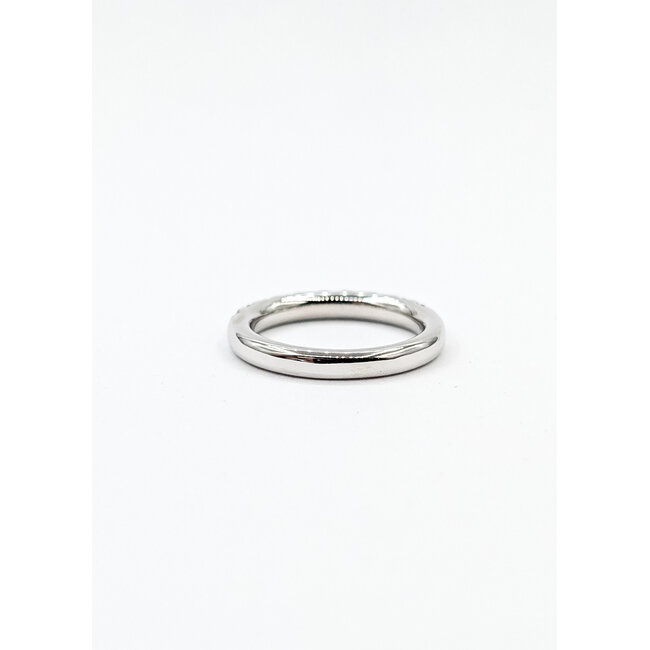 Ring Bridal .35ctw Round Diamonds .35ctw Teal Blue Sapphire 14kw 2.75mm Sz6.25 3.8g 125120078