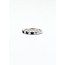 Ring Bridal .35ctw Round Diamonds .35ctw Teal Blue Sapphire 14kw 2.75mm Sz6.25 3.8g 125120078