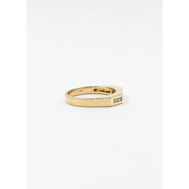 Ring Bridal .10ctw Round Diamonds 14ky 3.3mm Sz5 3.25g 125120096