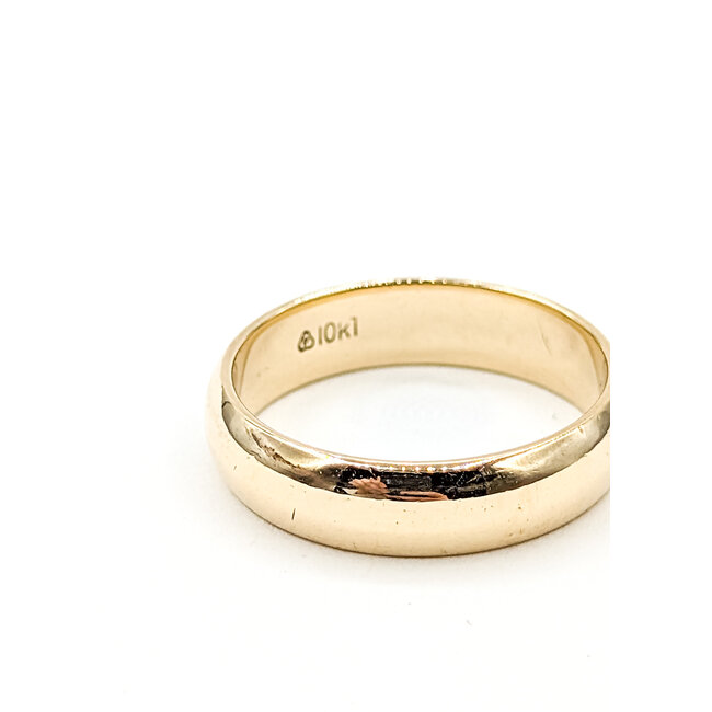 Ring Plain Band 10ky 5mm Sz7.5 4.03g 125122001