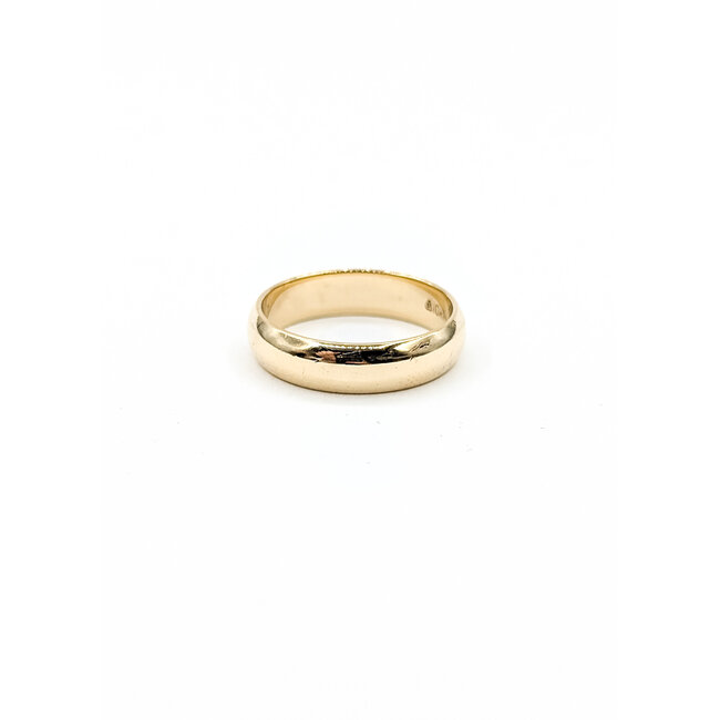 Ring Plain Band 10ky 5mm Sz7.5 4.03g 125122001