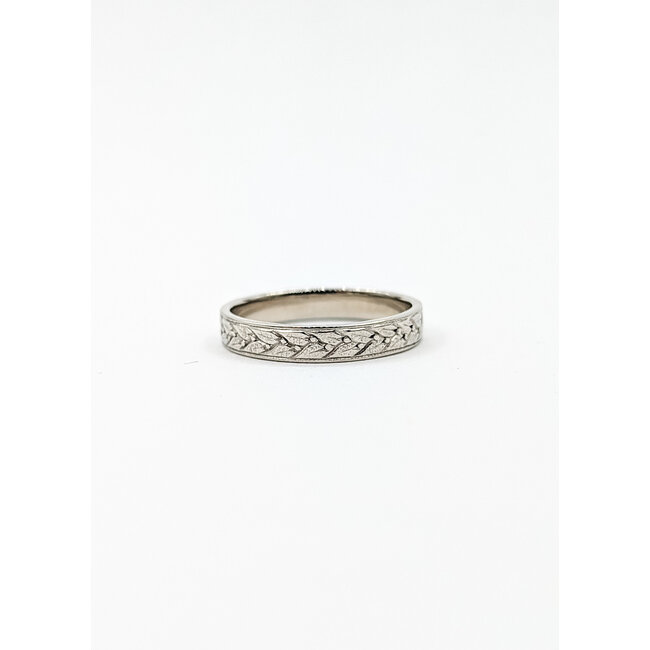 Ring Wheat Design 950pt 3.4mm Sz7 4.47g 125122002