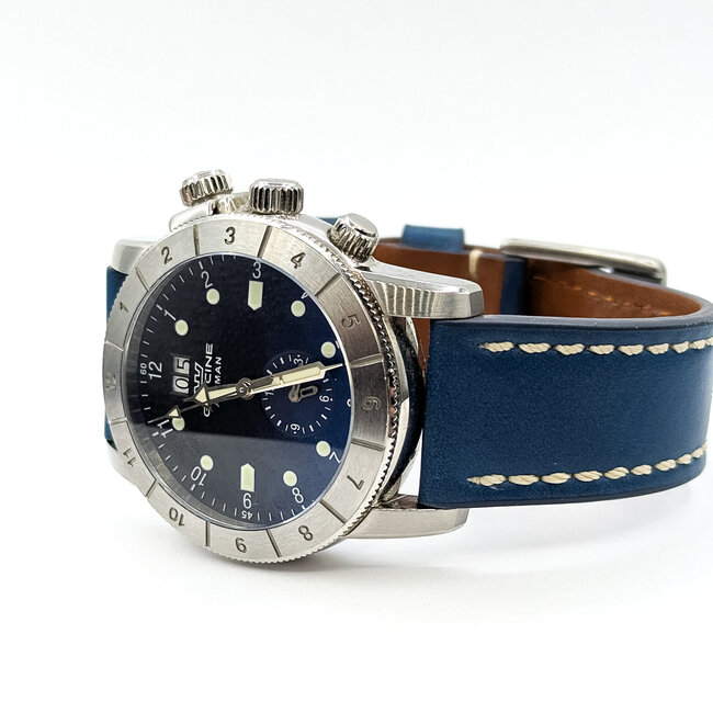 Watch Glycine Airman GL0151 42mm Stainless Steel 7.75" Box 125126009