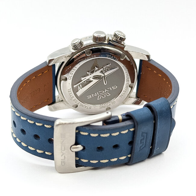 Watch Glycine Airman GL0151 42mm Stainless Steel 7.75" Box 125126009