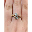 Ring Waterfall Cluster .38ctw Round Diamonds 14ky 14.3mm Sz8.5 3.3g 225120033