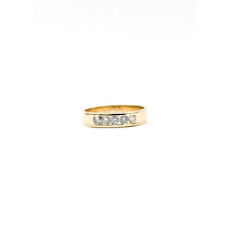 Ring Band .35ctw Round Diamonds 14ky 4.5mm Sz9 4g 125120075