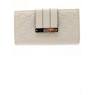 Wallet Gucci Guccissima GG White Leather 126015027