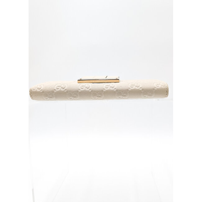 Wallet Gucci Guccissima GG White Leather 126015027