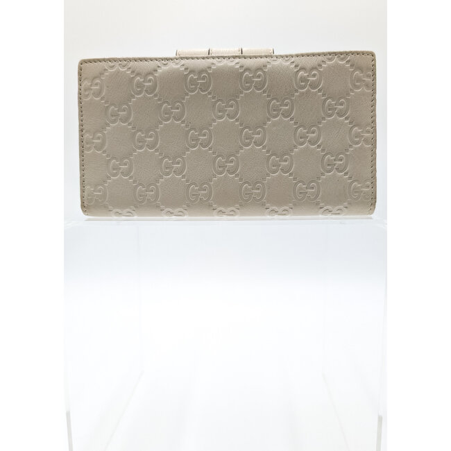 Wallet Gucci Guccissima GG White Leather 126015027