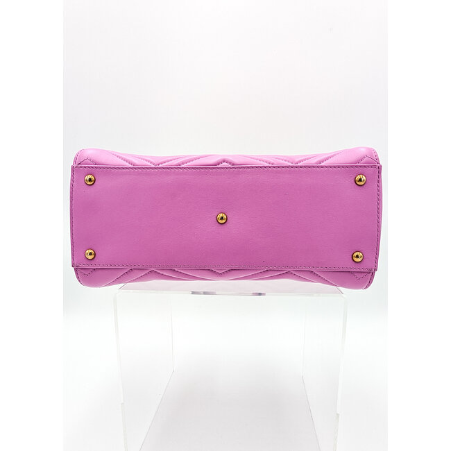 Handbag Gucci Chevron Matelasse Pink 2-Way 126015003