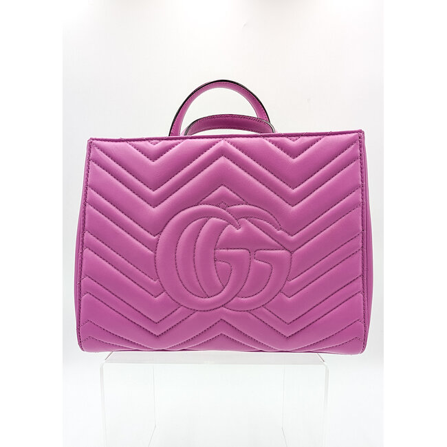 Top Handle Gucci Chevron Matelasse Pink 2-Way 126015003