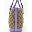 Shoulder Gucci GG Canvas Purple Leather Tote 126015004