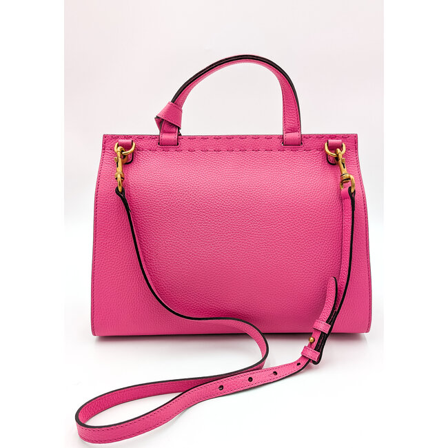 Handbag Gucci Marmont Pink Calfskin 126015008