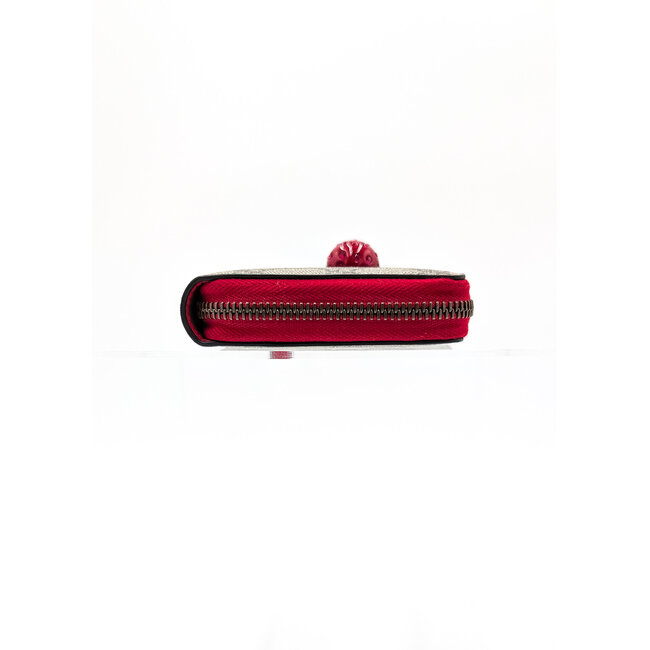 Wallet Gucci Zip Cherry Canvas 126015015