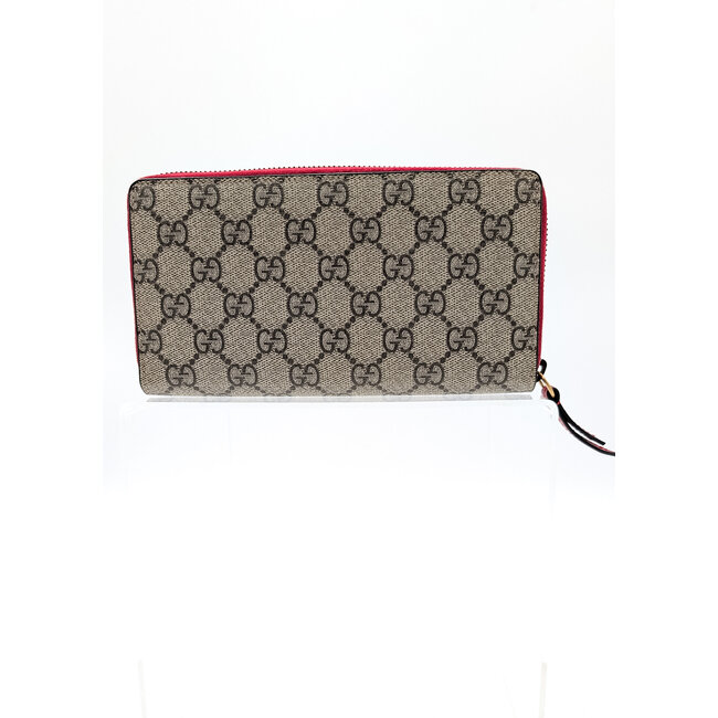 Wallet Gucci Zip Cherry Canvas 126015015