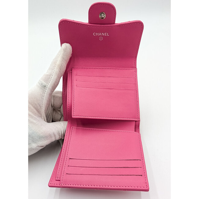 Wallet Chanel Flap Tri-Fold Lambskin 126015024