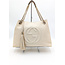 Shoulder Gucci Soho Interlocking GG White Leather 126015001