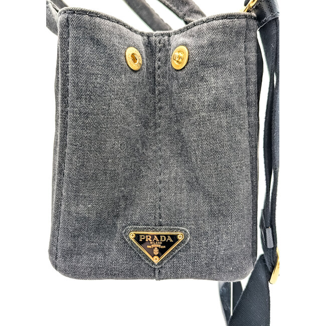 Handbag Prada Canapa Denim Tote 2-Way 126015002