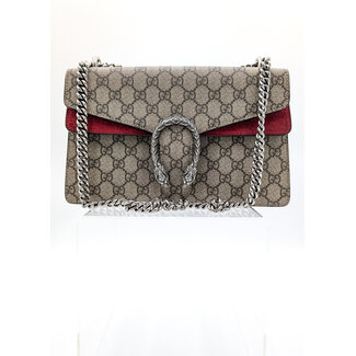 Handbag Gucci Dionysus Red Trim Leather Canvas 126015034