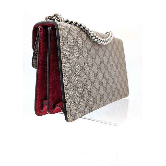 Handbag Gucci Dionysus Red Trim Leather Canvas 126015034