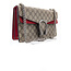 Handbag Gucci Dionysus Red Trim Leather Canvas 126015034